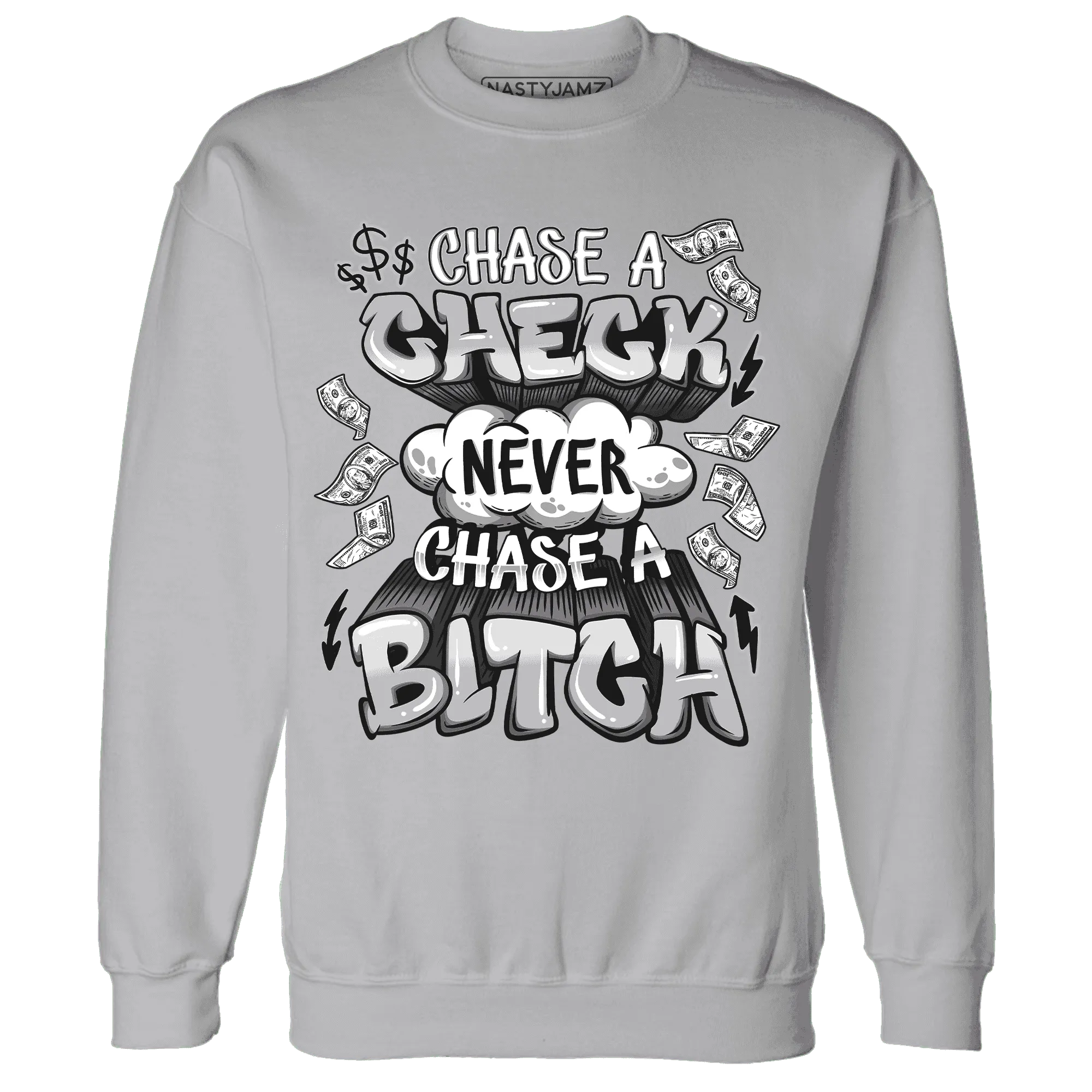 Cement-Grey-3s-Sweatshirt-Match-Chase-A-Check