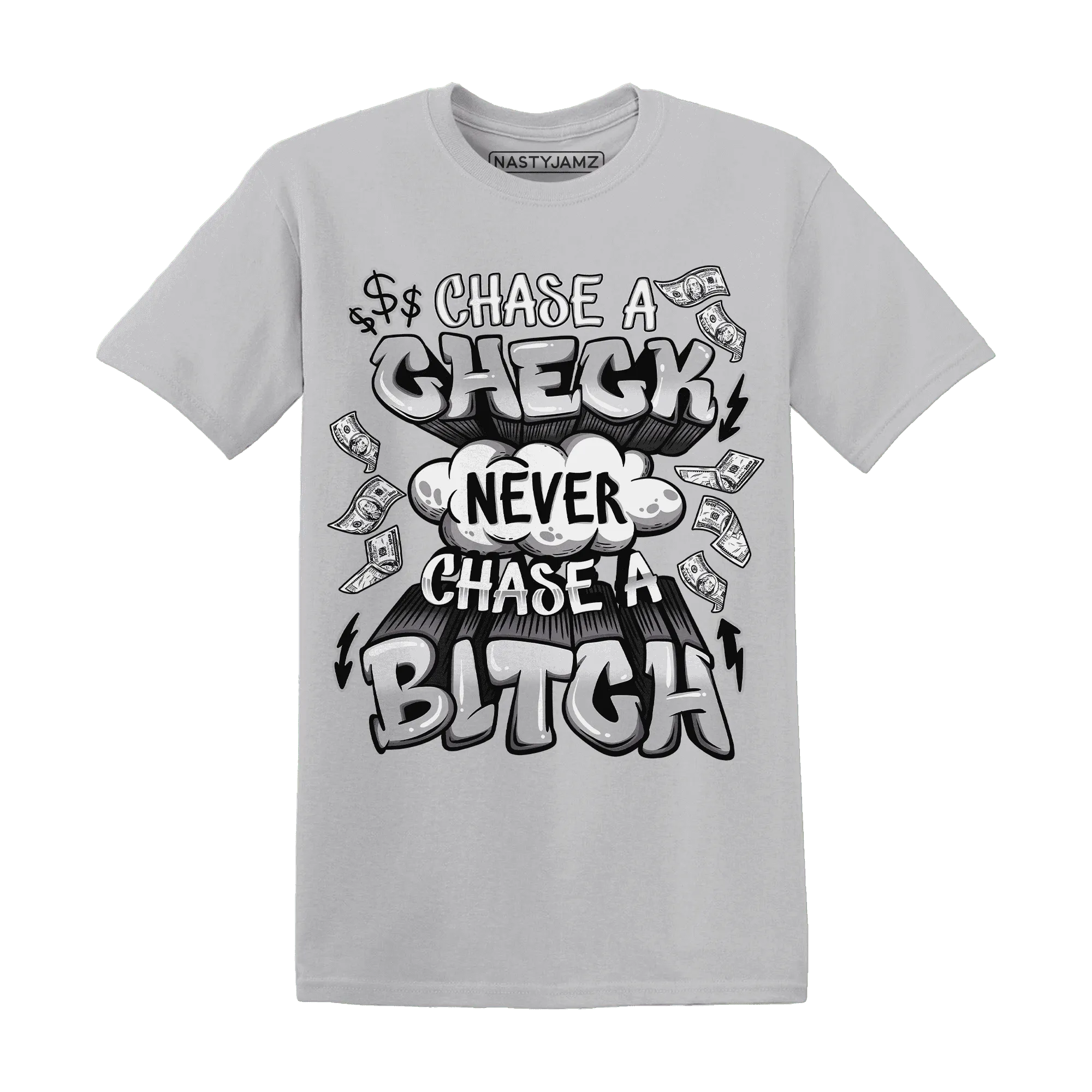 Cement-Grey-3s-T-Shirt-Match-Chase-A-Check