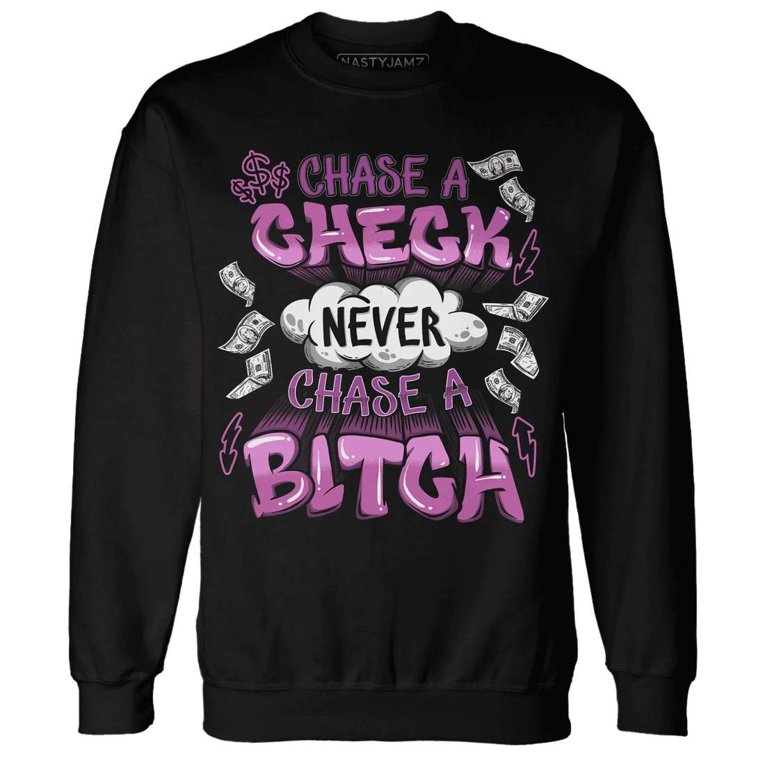 GS-Hyper-Violet-4s-Sweatshirt-Match-Chase-A-Check