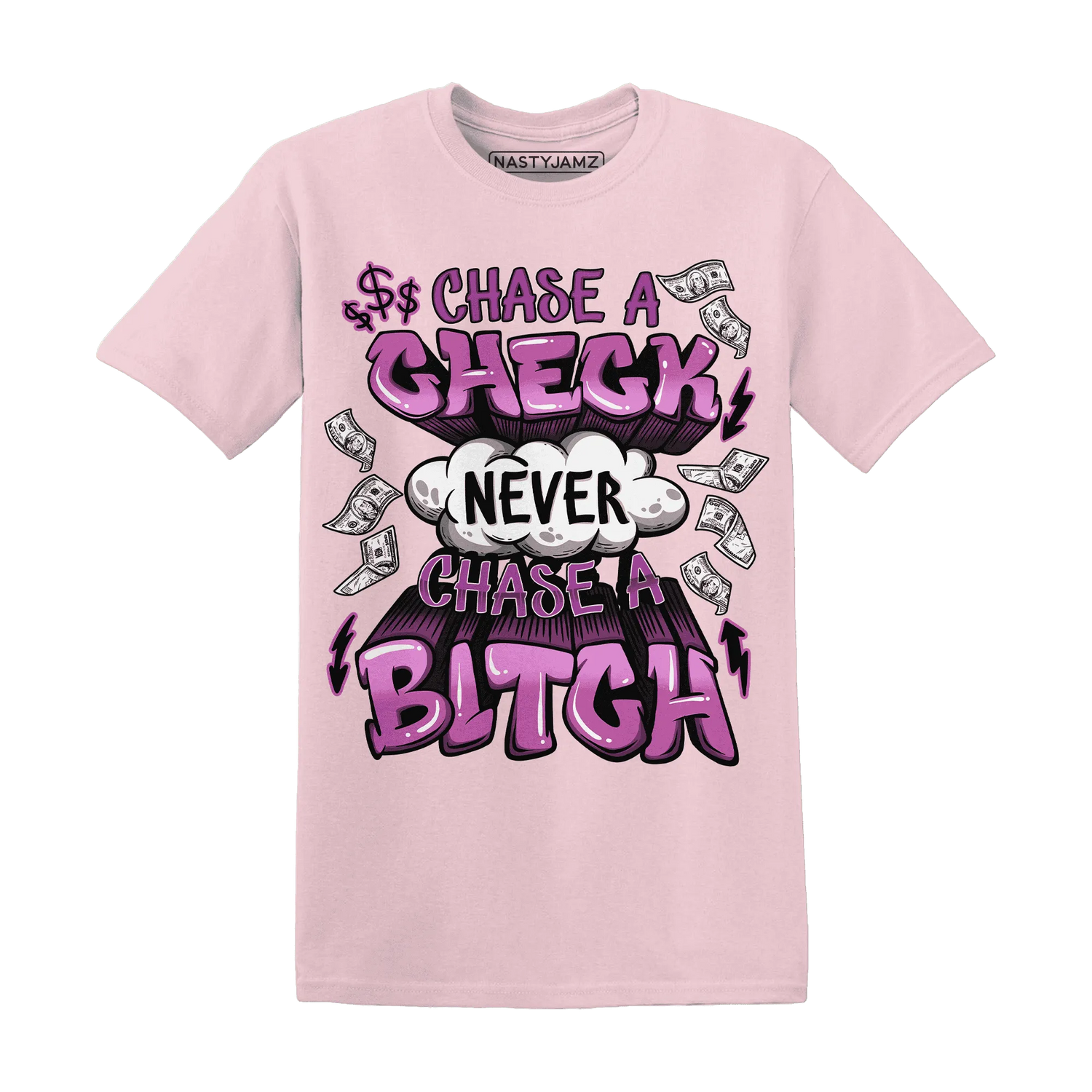 GS-Hyper-Violet-4s-T-Shirt-Match-Chase-A-Check