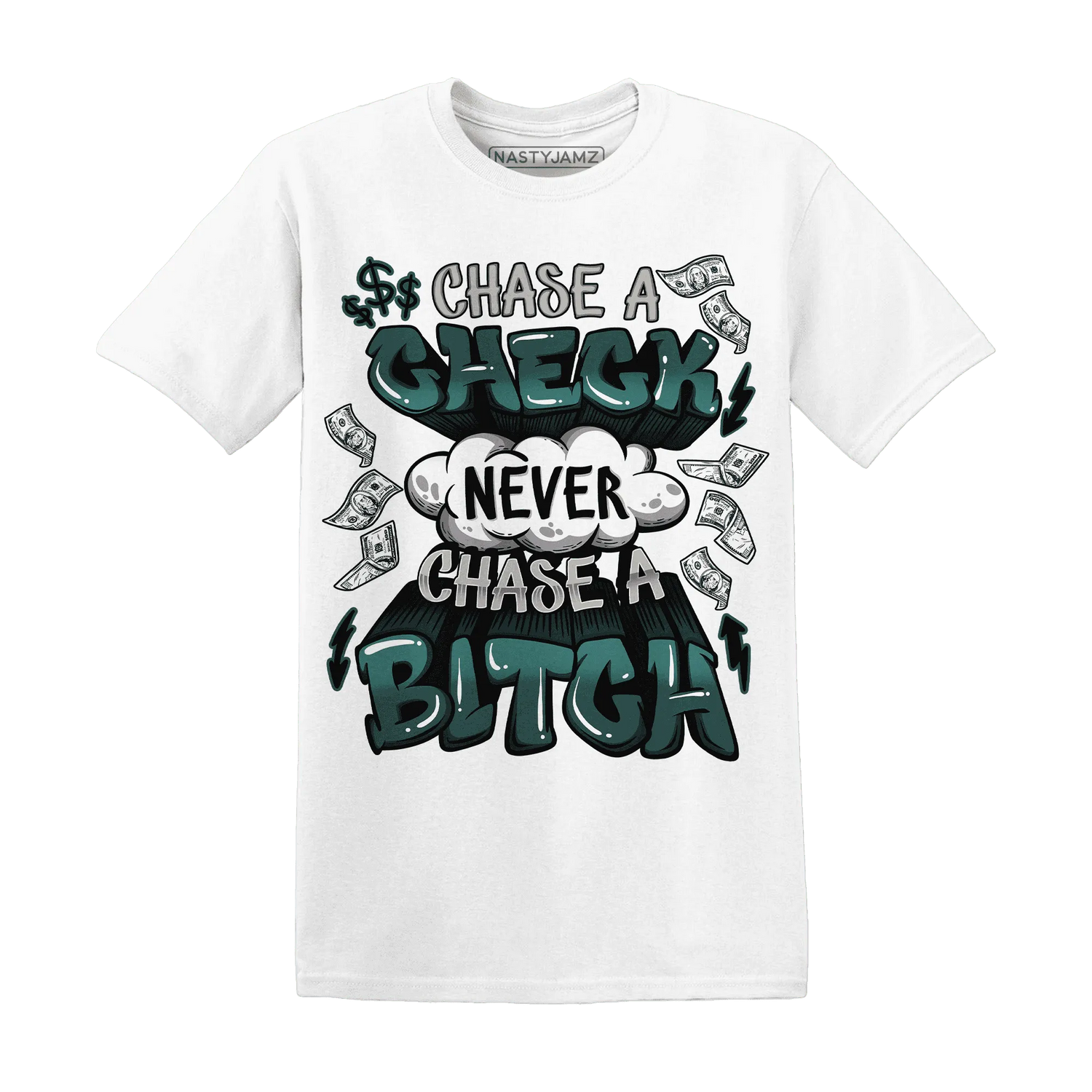 Oxidized-Green-4s-T-Shirt-Match-Chase-A-Check