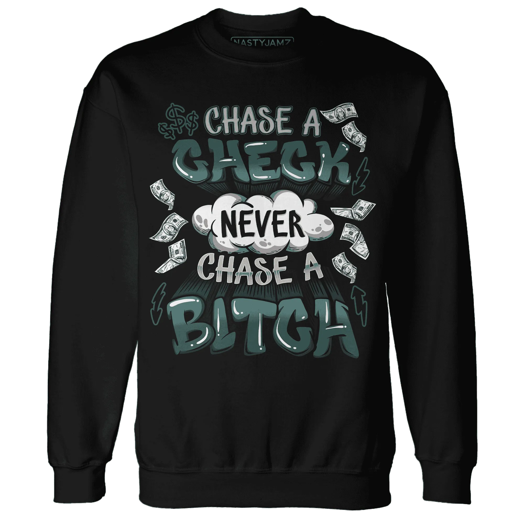 Oxidized-Green-4s-Sweatshirt-Match-Chase-A-Check