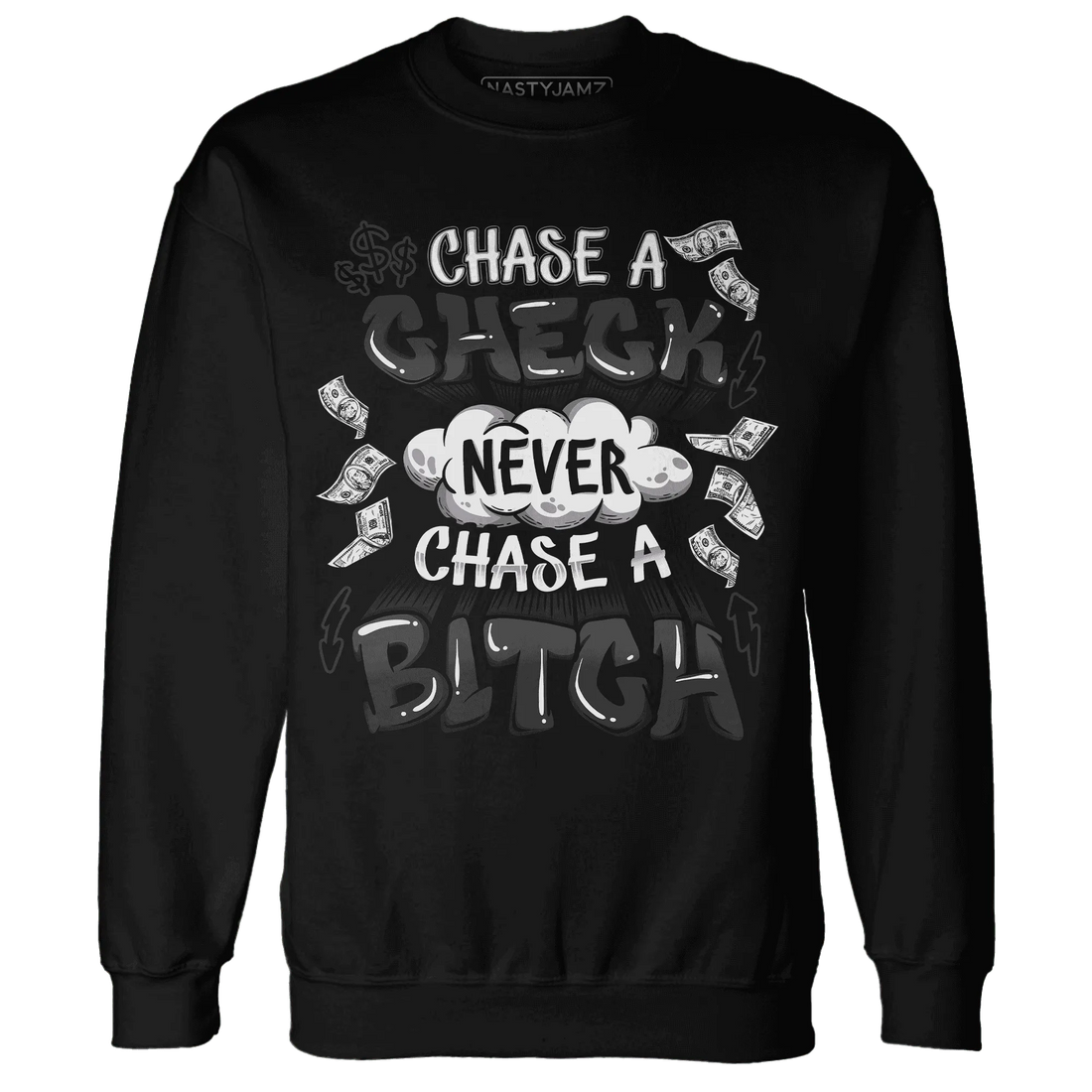 White-Thunder-4s-Sweatshirt-Match-Chase-A-Check