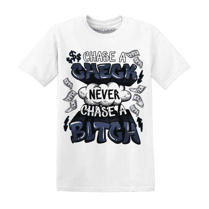 White-Navy-6s-T-Shirt-Match-Chase-A-Check