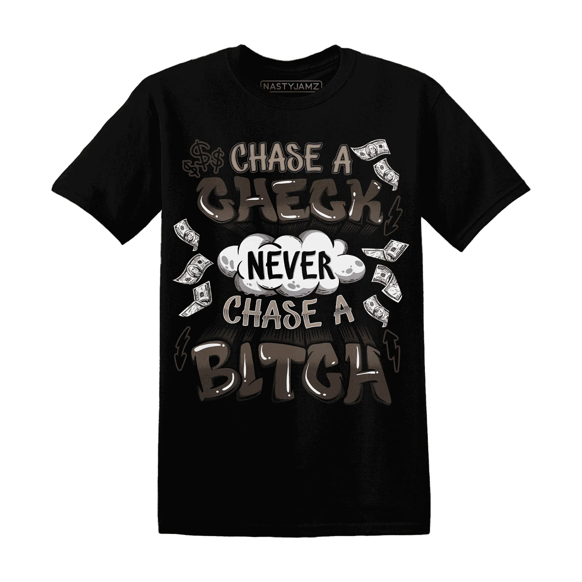 Dunk-Low-Baroque-Brown-T-Shirt-Match-Chase-A-Check