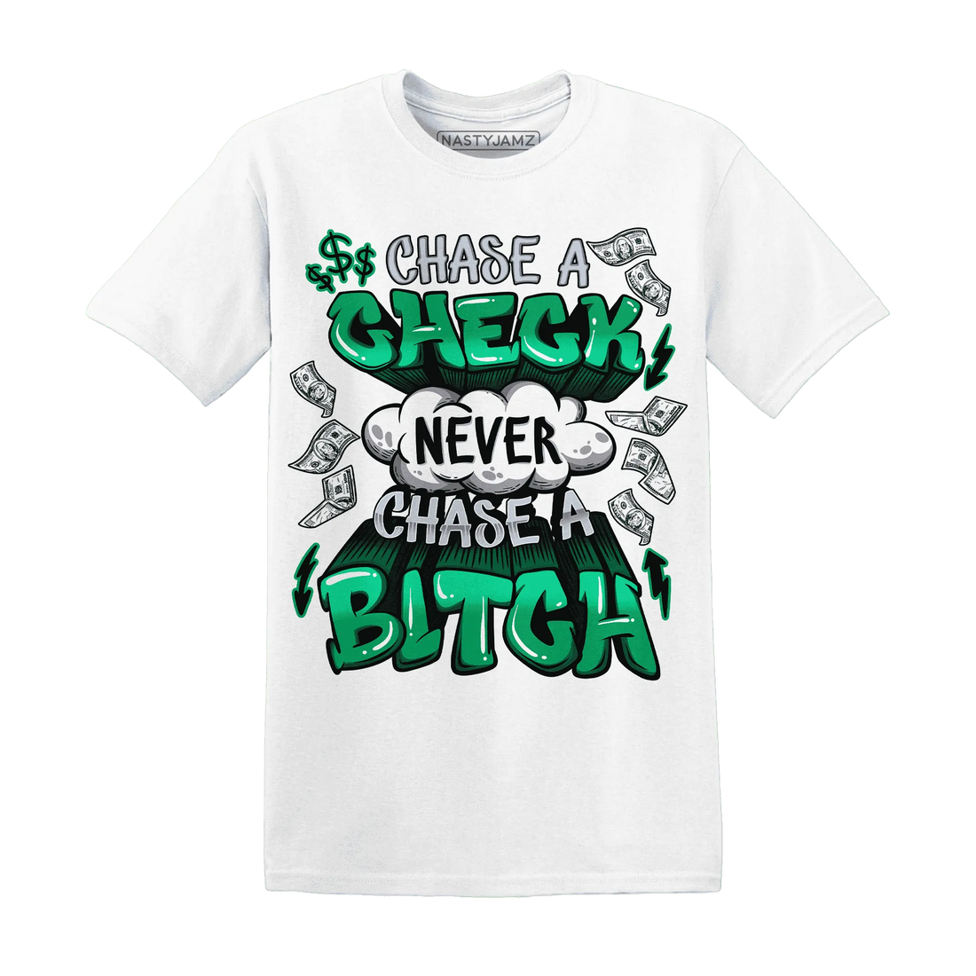 Lucky-Green-5s-T-Shirt-Match-Chase-A-Check