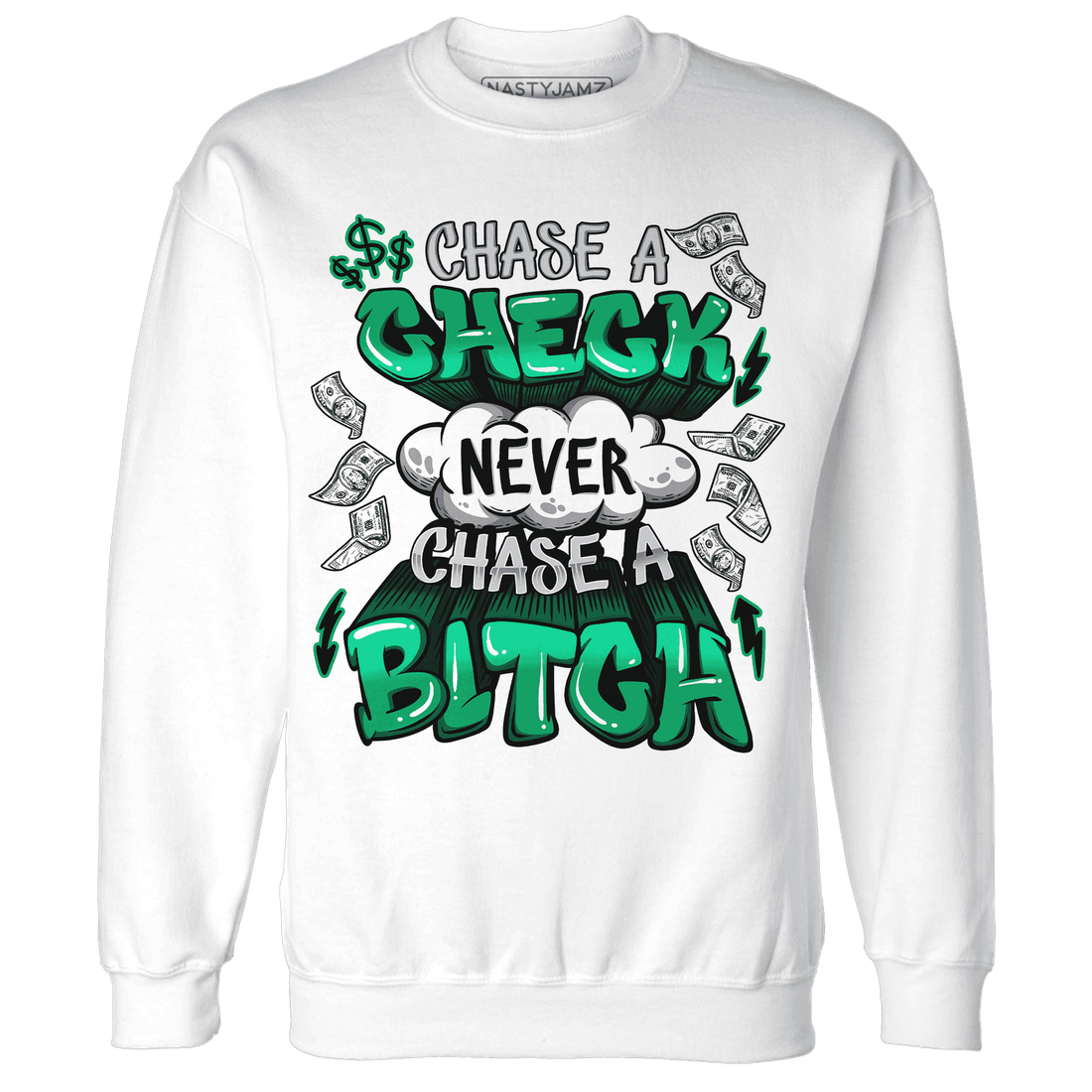 Lucky-Green-5s-Sweatshirt-Match-Chase-A-Check