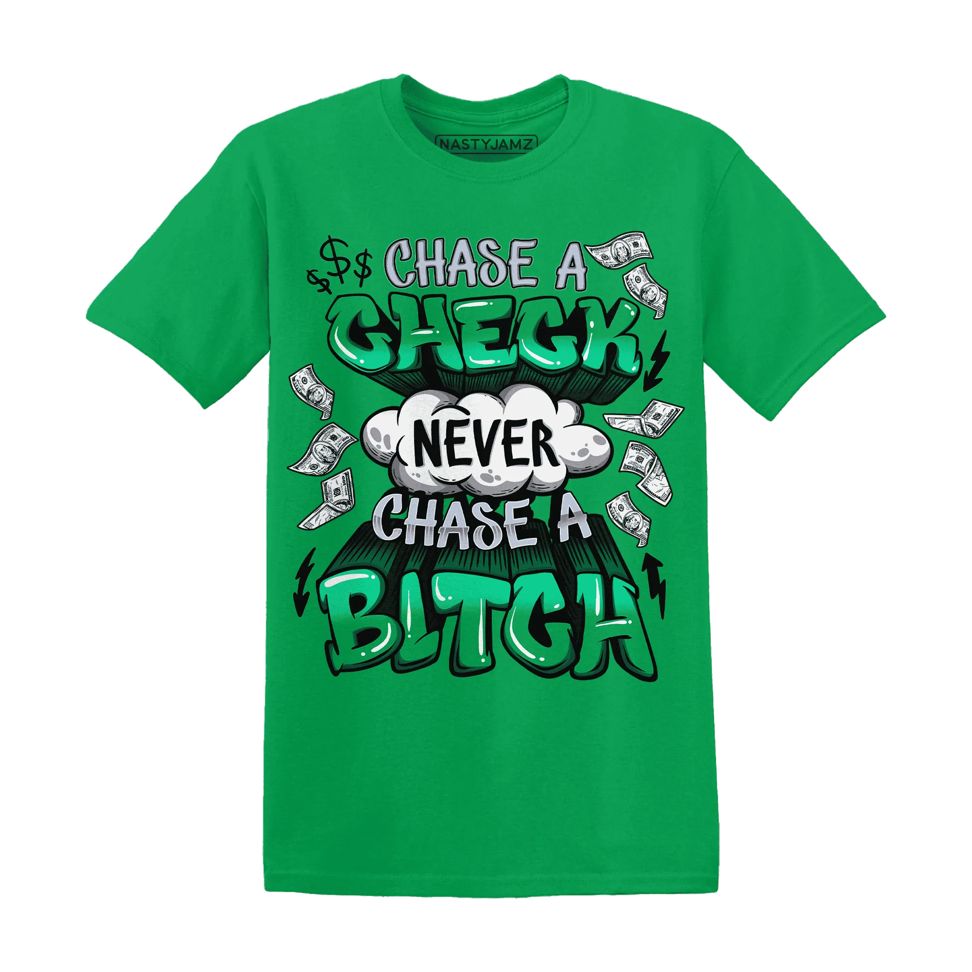 Lucky-Green-5s-T-Shirt-Match-Chase-A-Check