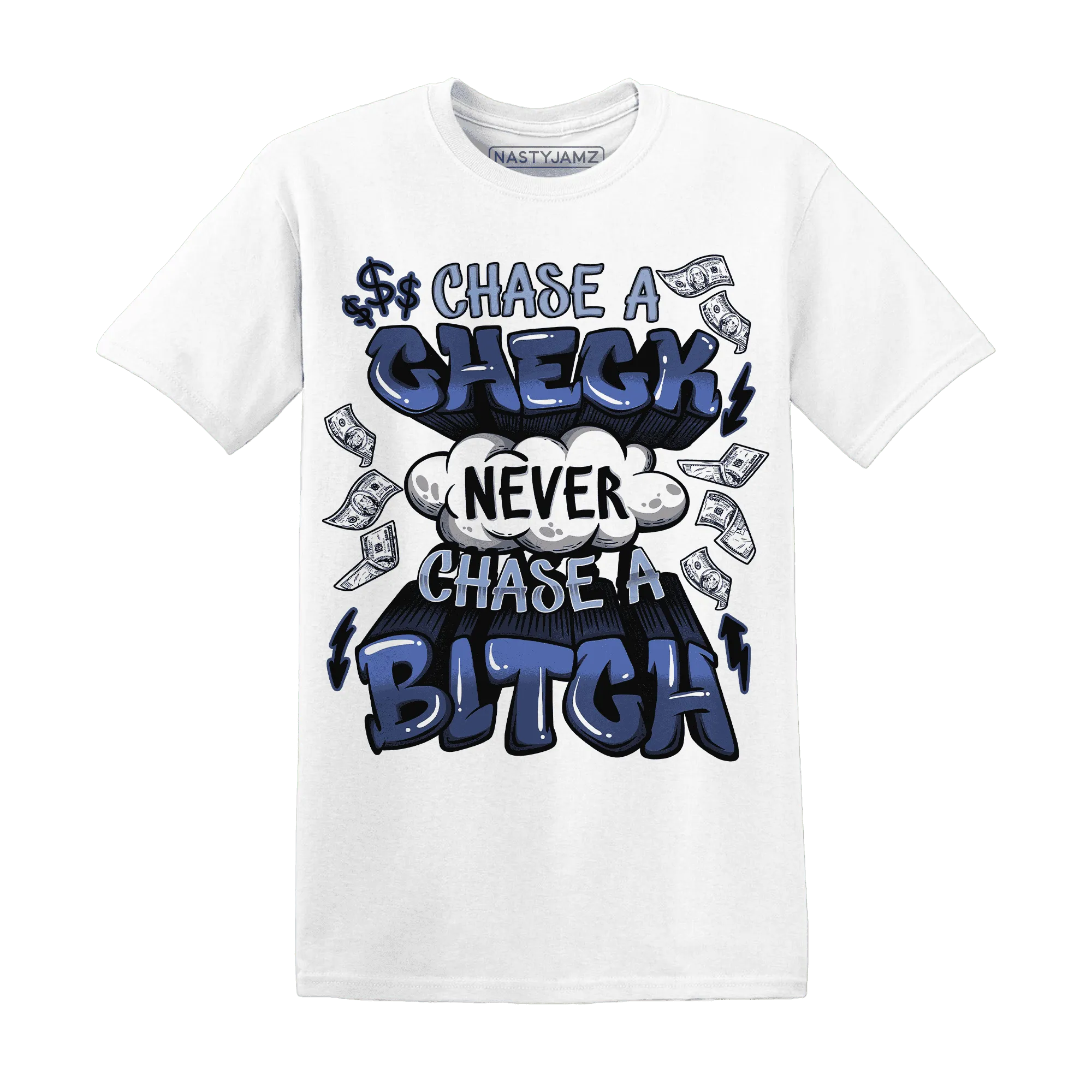 Midnight-Navy-5s-T-Shirt-Match-Chase-A-Check
