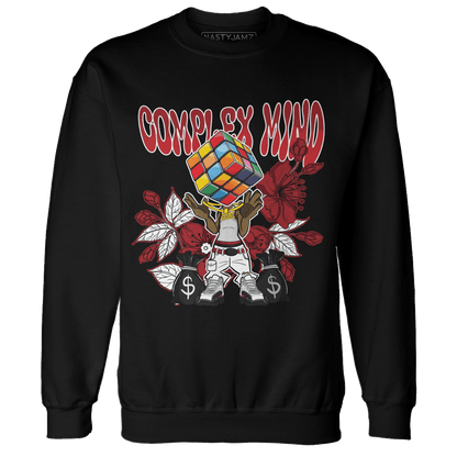 Retro Red Taxi 12s Sweatshirt Match Complex Mind - NastyJamz