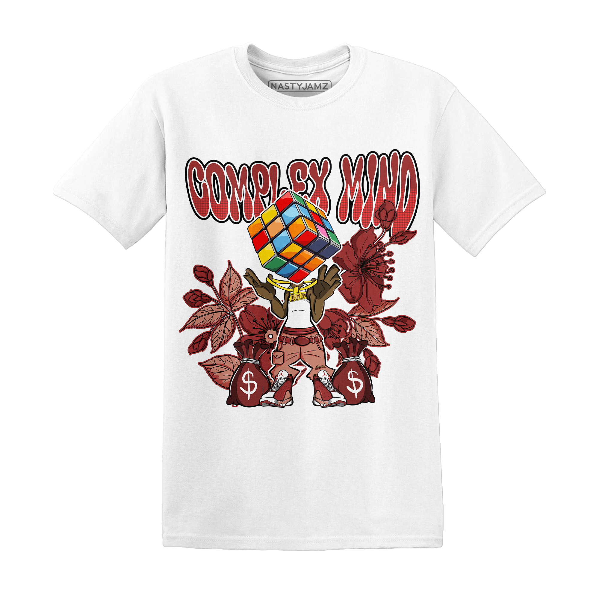 Dune Red 13s T Shirt Match Complex Mind - NastyJamz