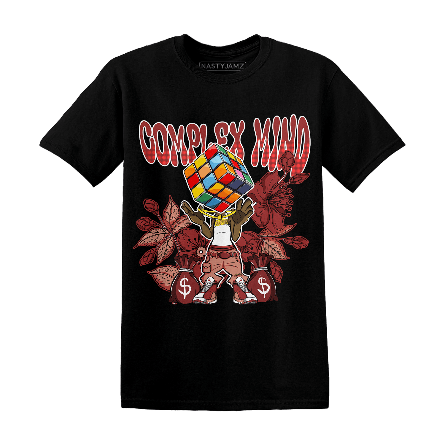 Dune Red 13s T Shirt Match Complex Mind - NastyJamz