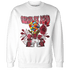 High 85 Metallic Burgundy 1s Sweatshirt Match Complex Mind - NastyJamz