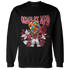High 85 Metallic Burgundy 1s Sweatshirt Match Complex Mind - NastyJamz
