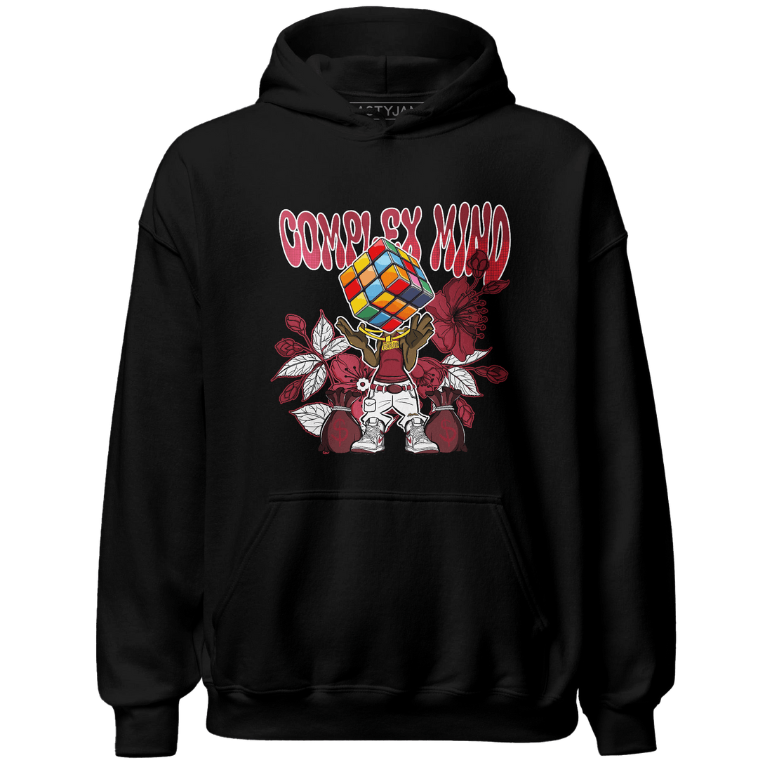 High 85 Metallic Burgundy 1s Hoodie Match Complex Mind - NastyJamz