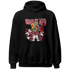 High 85 Metallic Burgundy 1s Hoodie Match Complex Mind - NastyJamz