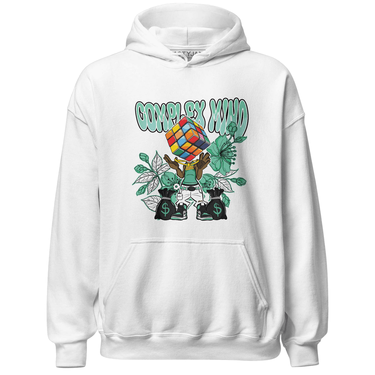 High OG Green Glow 1s Hoodie Match Complex Mind - NastyJamz
