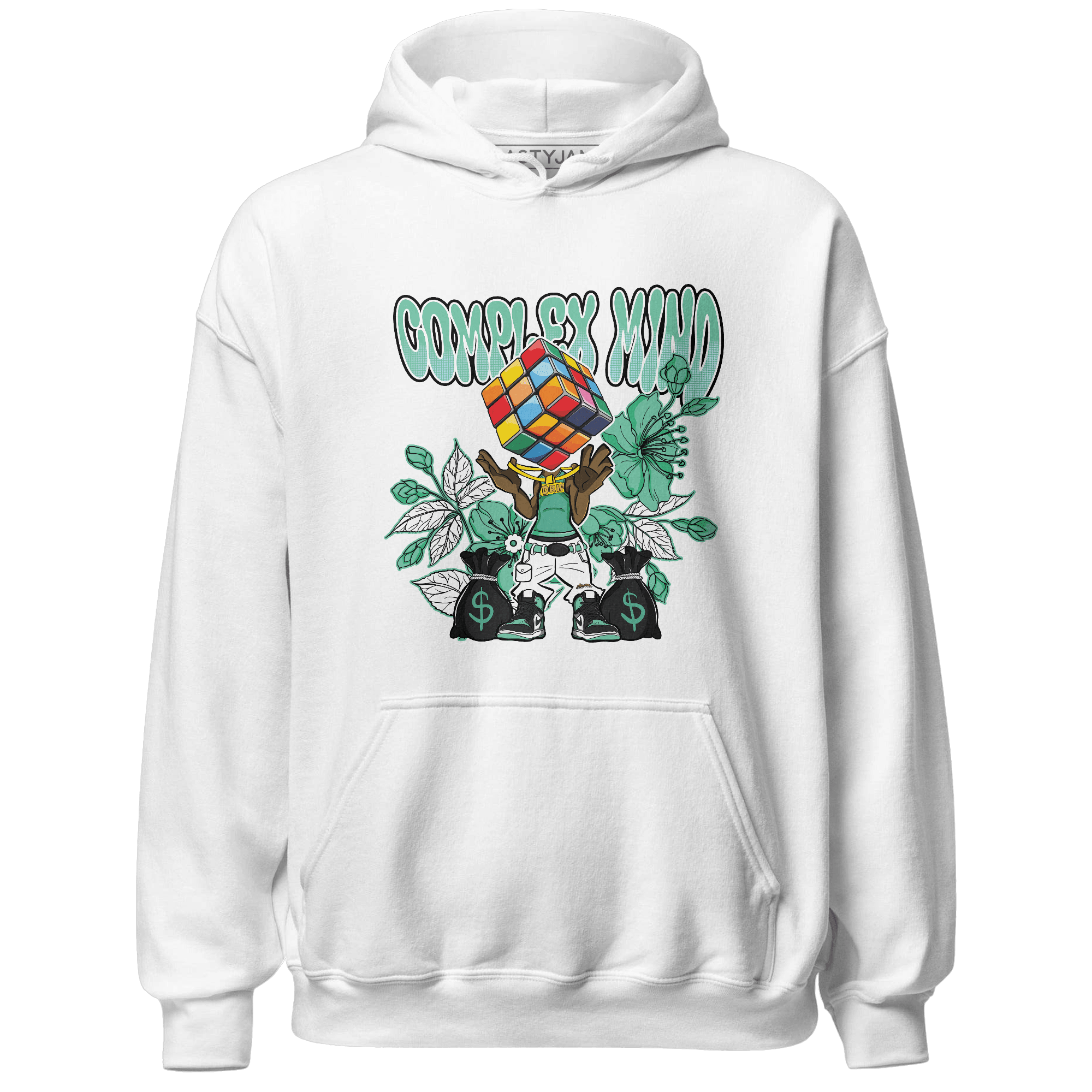 High OG Green Glow 1s Hoodie Match Complex Mind - NastyJamz