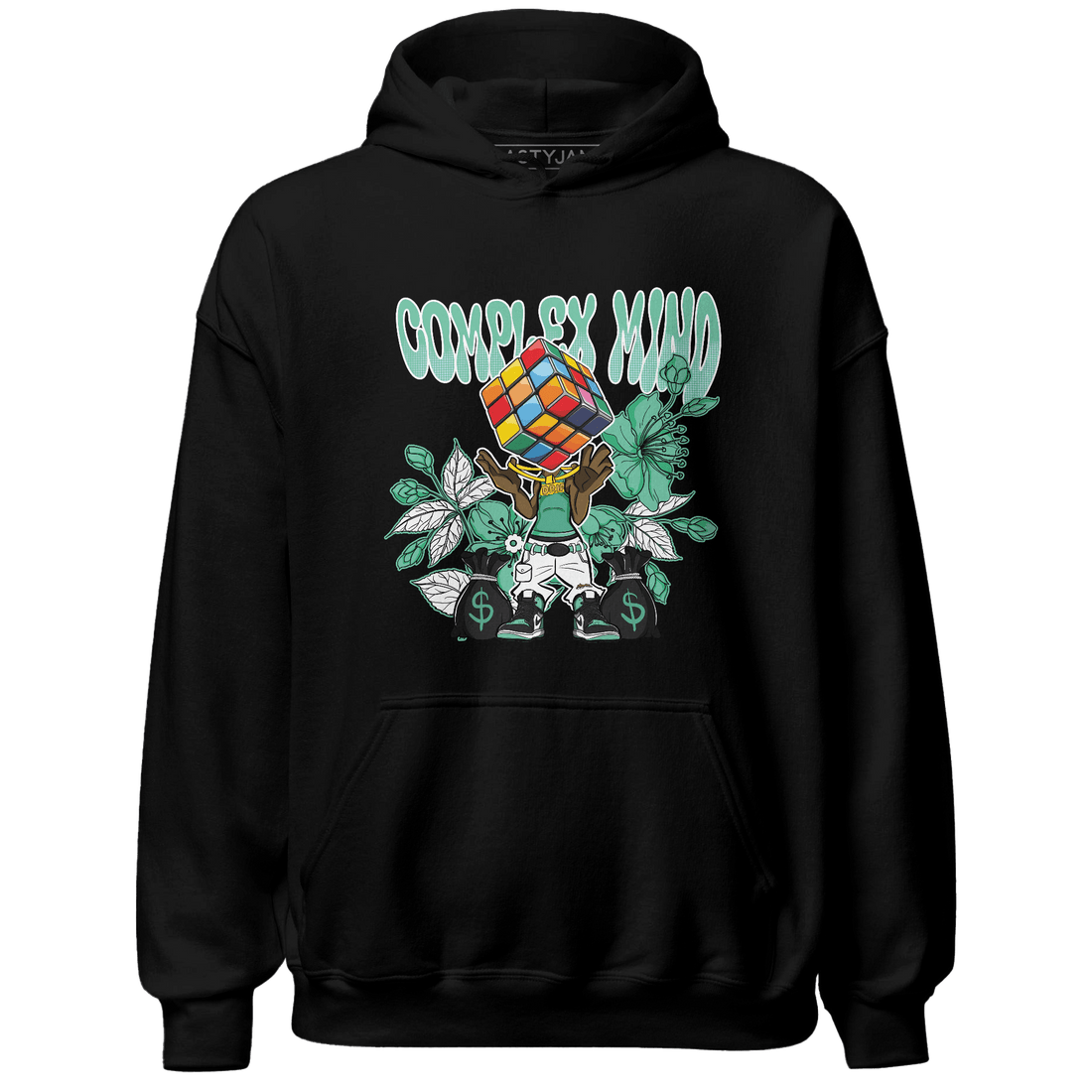 High OG Green Glow 1s Hoodie Match Complex Mind - NastyJamz