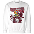 High White Team Red 1s Sweatshirt Match Complex Mind - NastyJamz