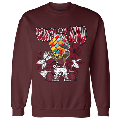 High White Team Red 1s Sweatshirt Match Complex Mind - NastyJamz
