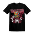 High White Team Red 1s T Shirt Match Complex Mind - NastyJamz