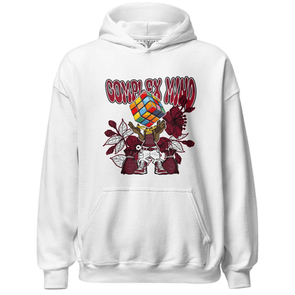 High White Team Red 1s Hoodie Match Complex Mind - NastyJamz