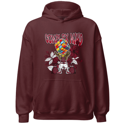 High White Team Red 1s Hoodie Match Complex Mind - NastyJamz