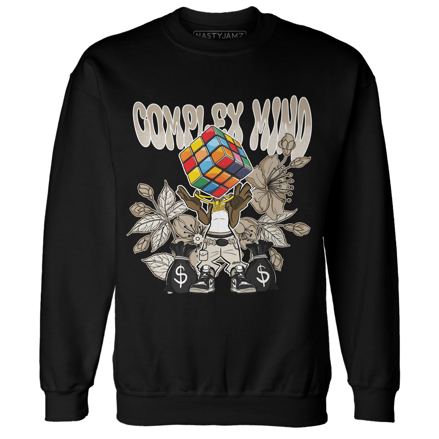 Latte 1s Sweatshirt Match Complex Mind - NastyJamz