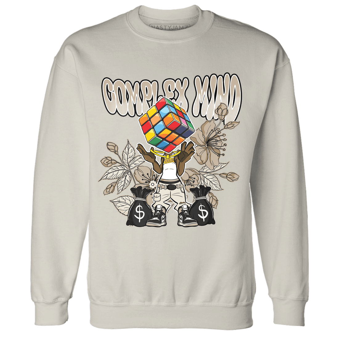 Latte 1s Sweatshirt Match Complex Mind - NastyJamz