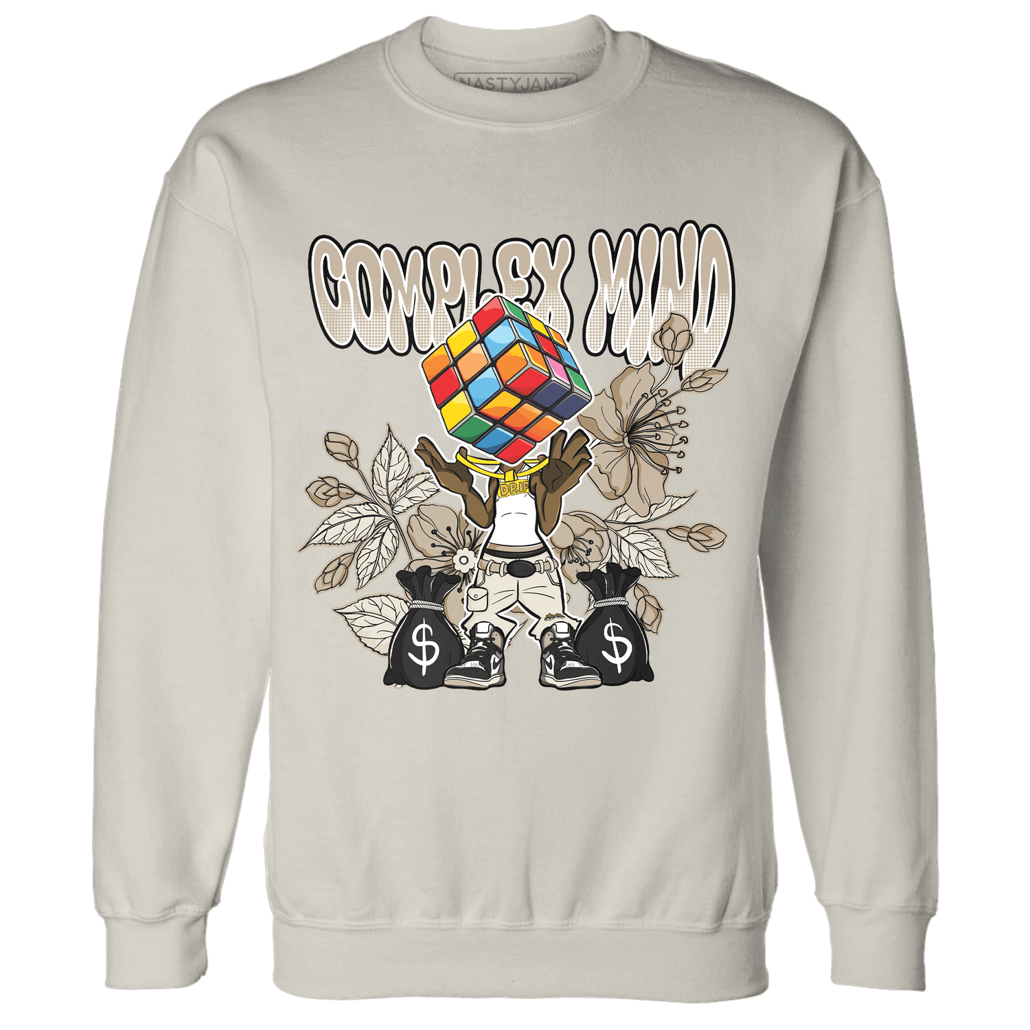 Latte 1s Sweatshirt Match Complex Mind - NastyJamz