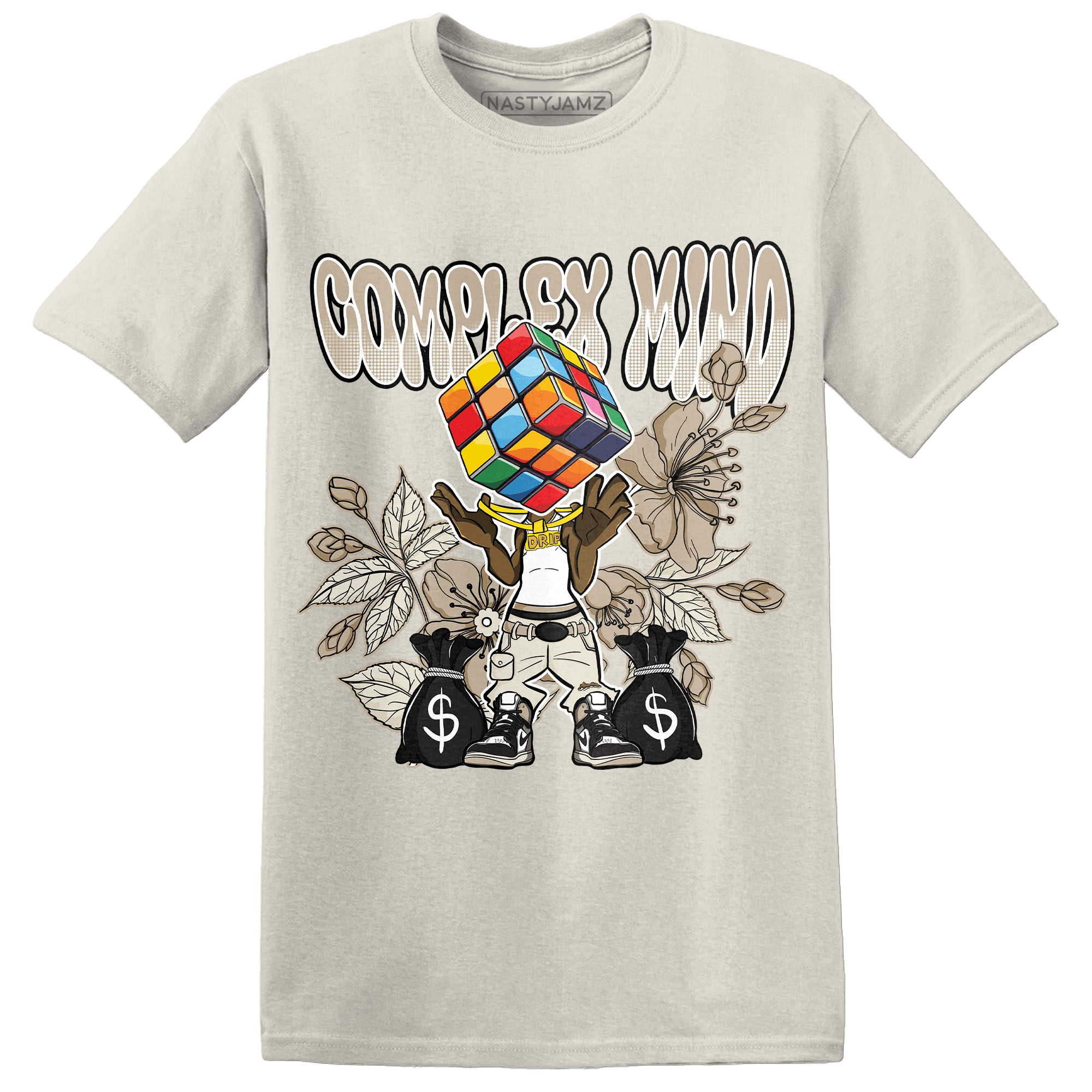 Latte 1s T Shirt Match Complex Mind - NastyJamz