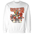 Georgia Peach 3s Sweatshirt Match Complex Mind - NastyJamz