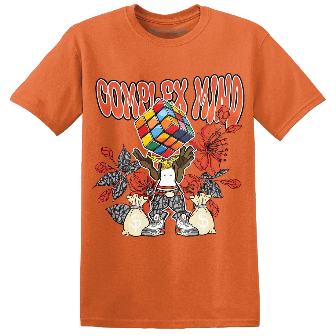 Georgia Peach 3s T Shirt Match Complex Mind - NastyJamz