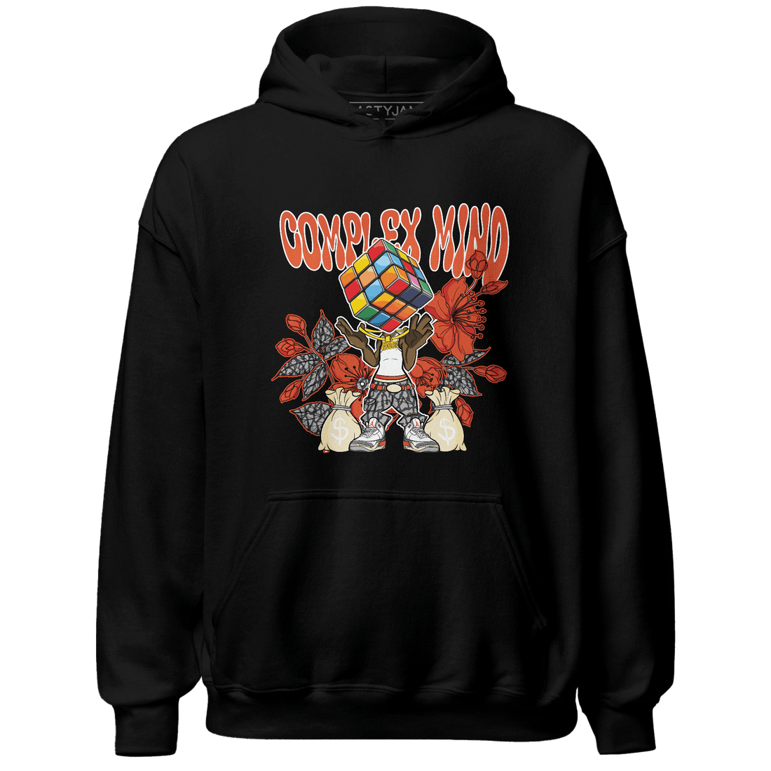 Georgia Peach 3s Hoodie Match Complex Mind - NastyJamz