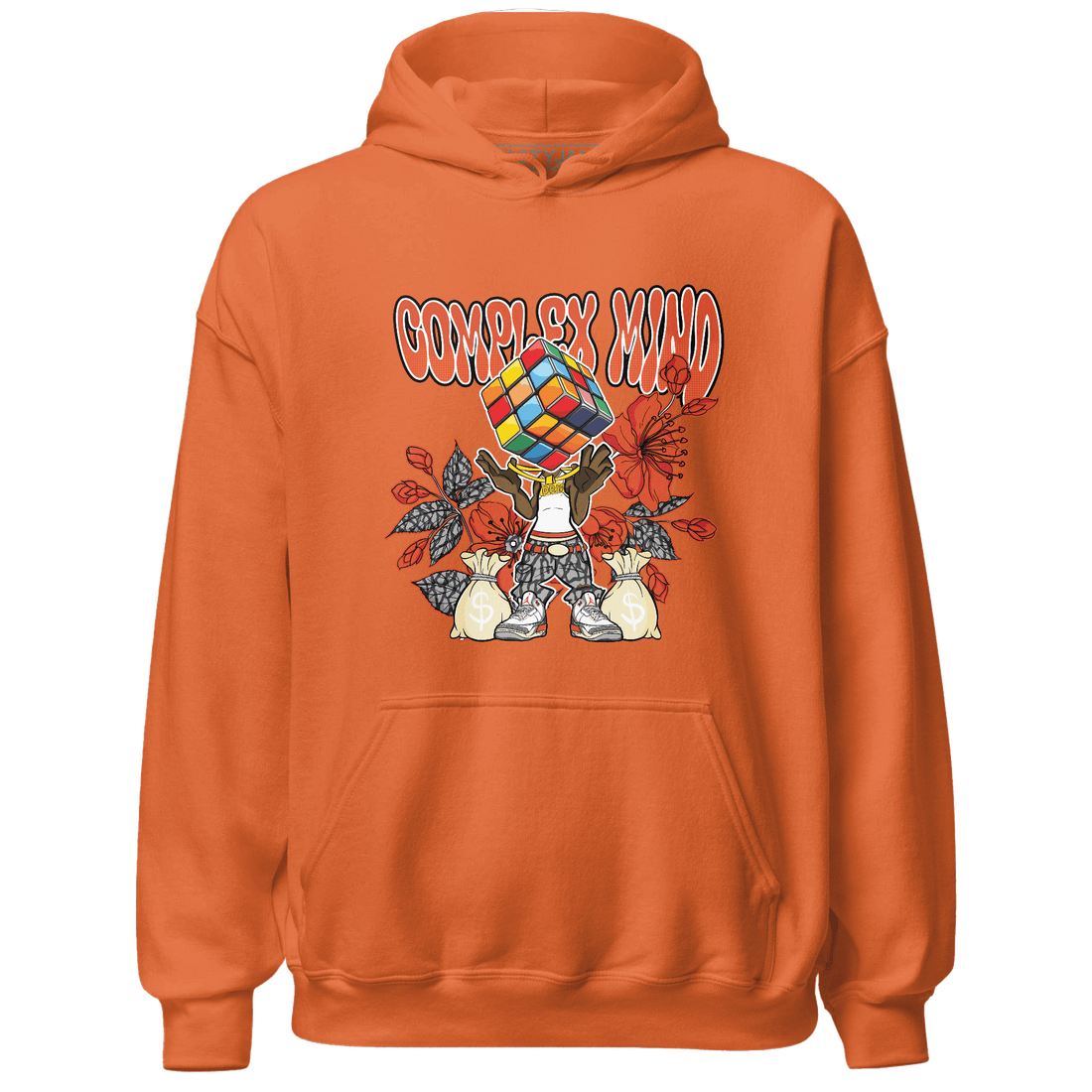 Georgia Peach 3s Hoodie Match Complex Mind - NastyJamz
