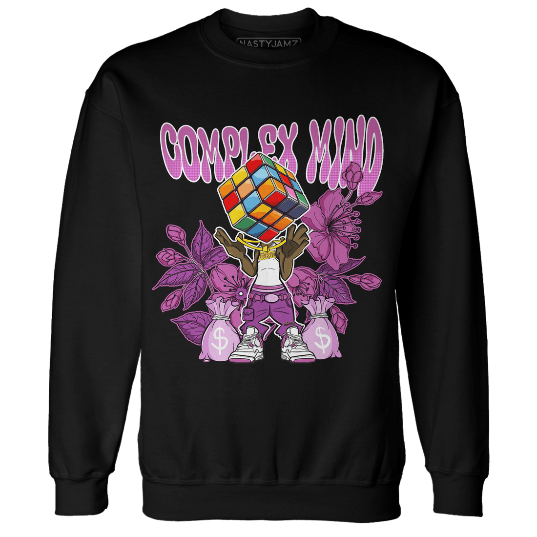 GS Hyper Violet 4s Sweatshirt Match Complex Mind - NastyJamz