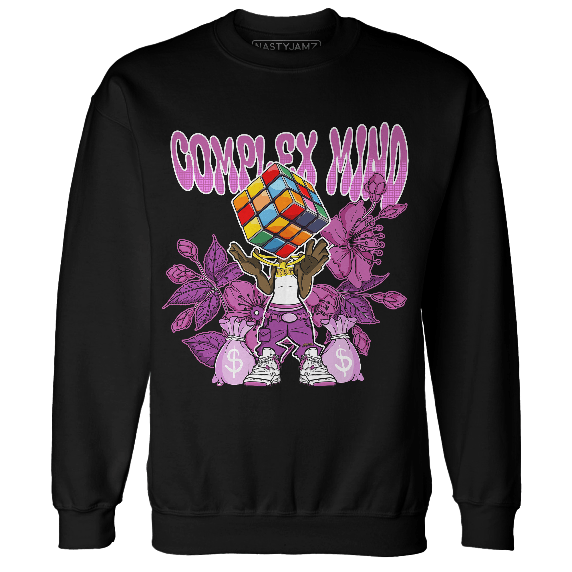 GS Hyper Violet 4s Sweatshirt Match Complex Mind - NastyJamz