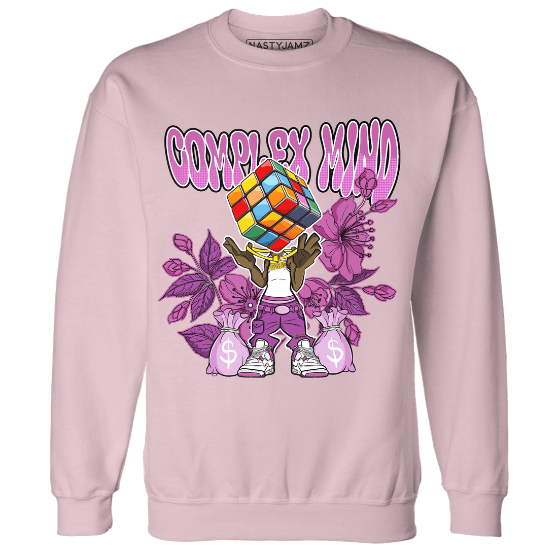 GS Hyper Violet 4s Sweatshirt Match Complex Mind - NastyJamz