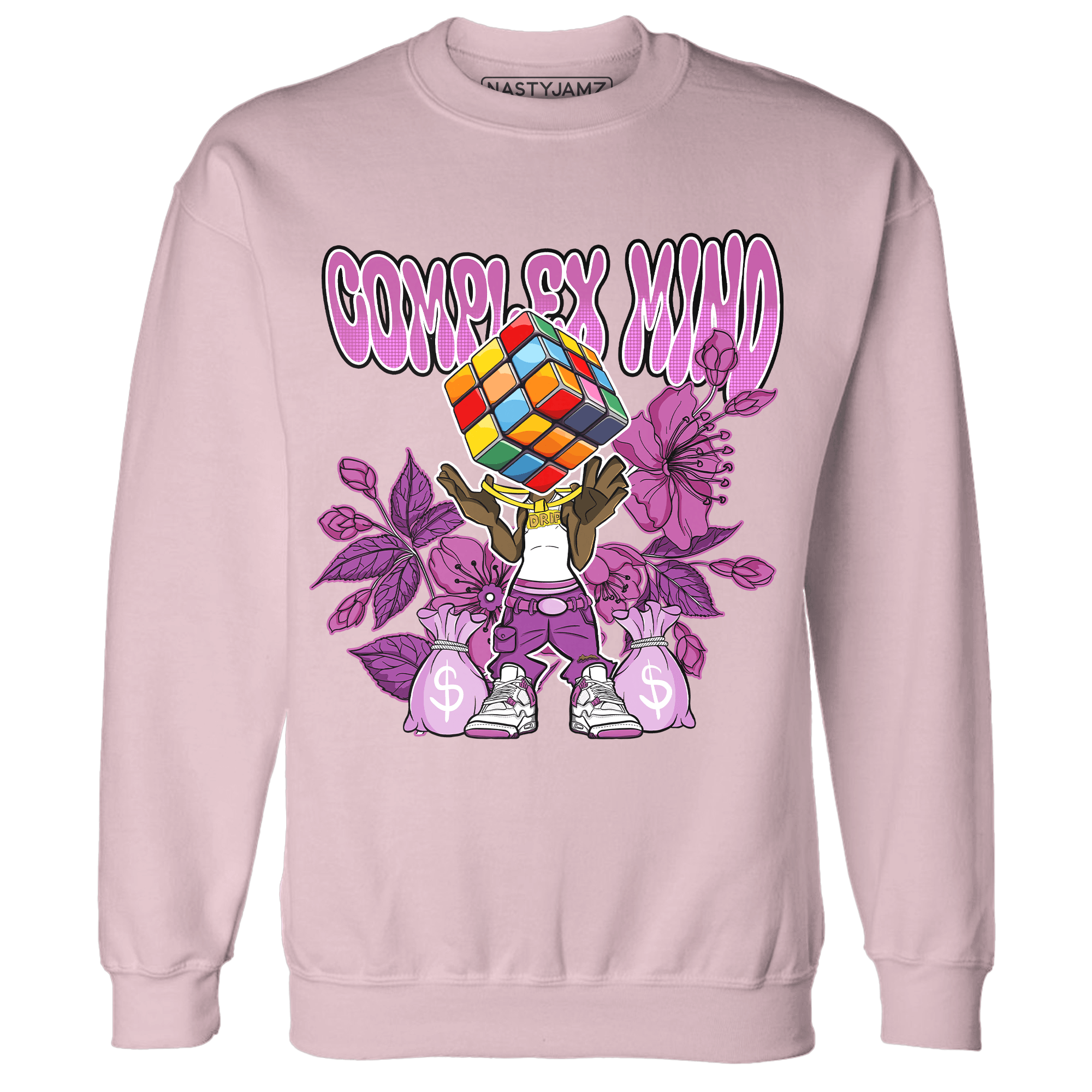GS Hyper Violet 4s Sweatshirt Match Complex Mind - NastyJamz