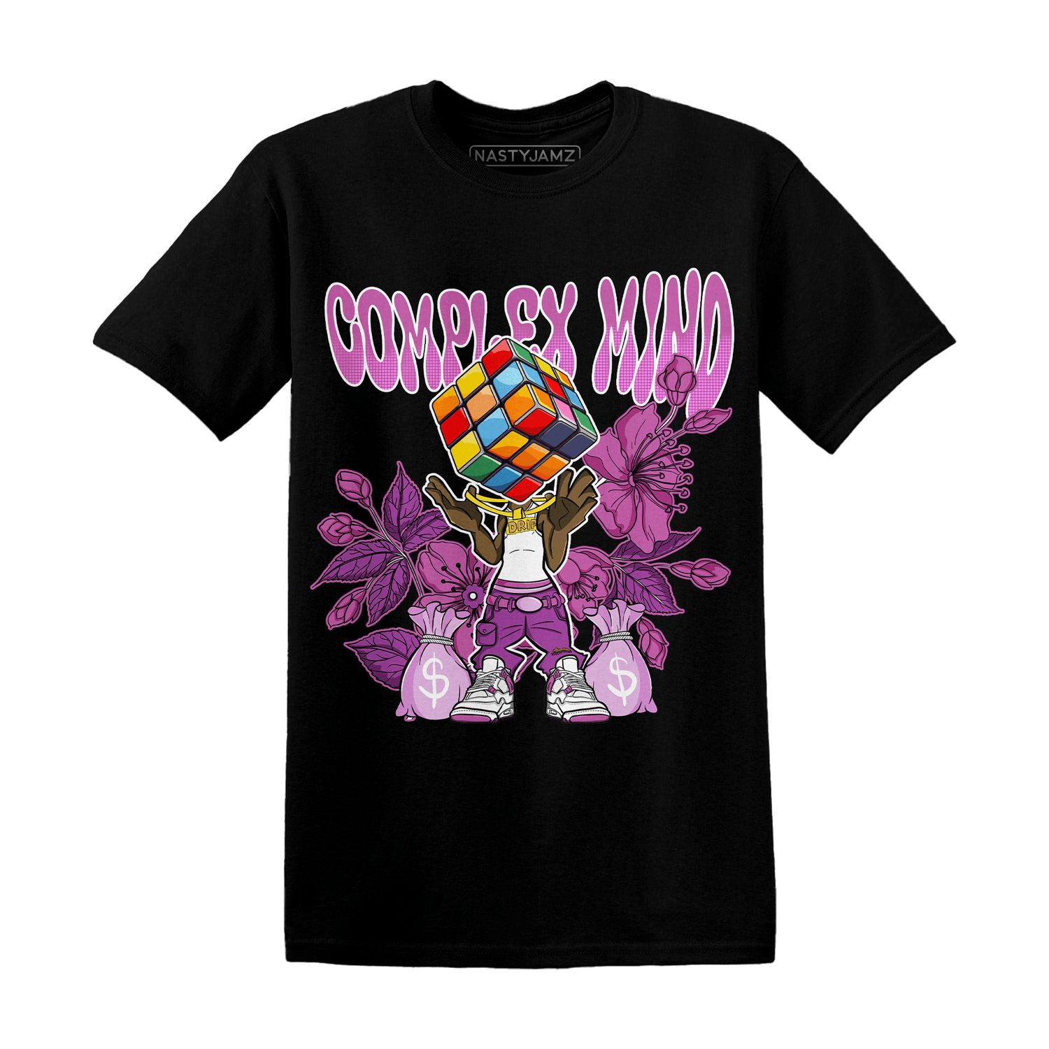 GS Hyper Violet 4s T Shirt Match Complex Mind - NastyJamz
