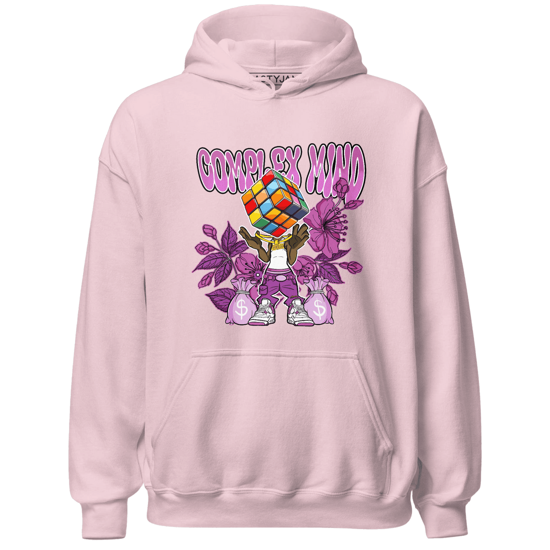 GS Hyper Violet 4s Hoodie Match Complex Mind - NastyJamz