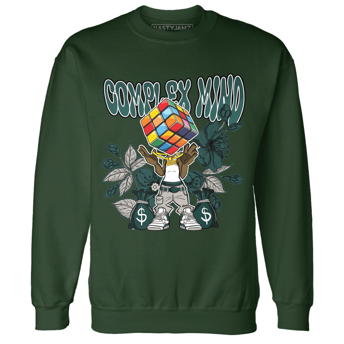 Oxidized Green 4s Sweatshirt Match Complex Mind - NastyJamz