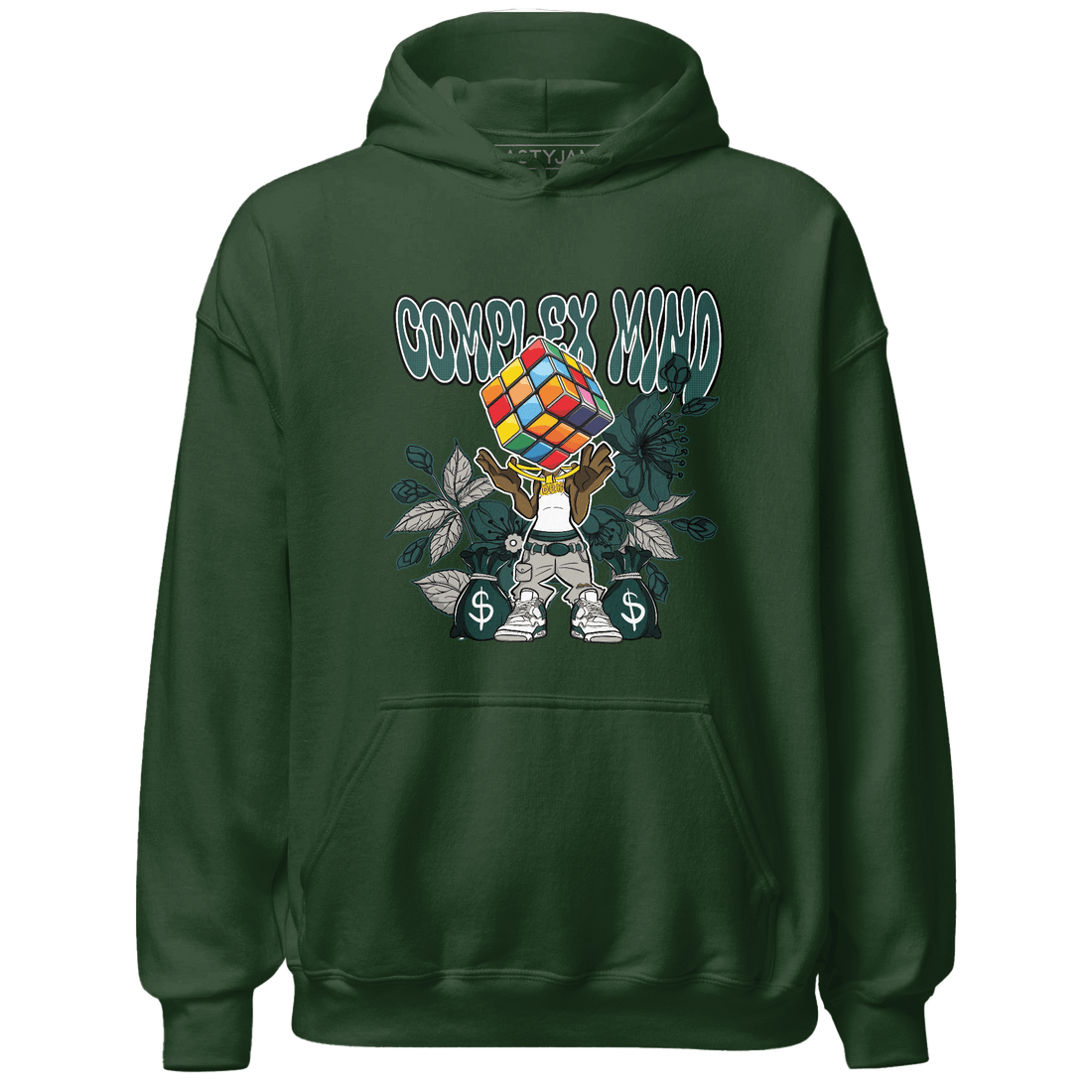 Oxidized Green 4s Hoodie Match Complex Mind - NastyJamz
