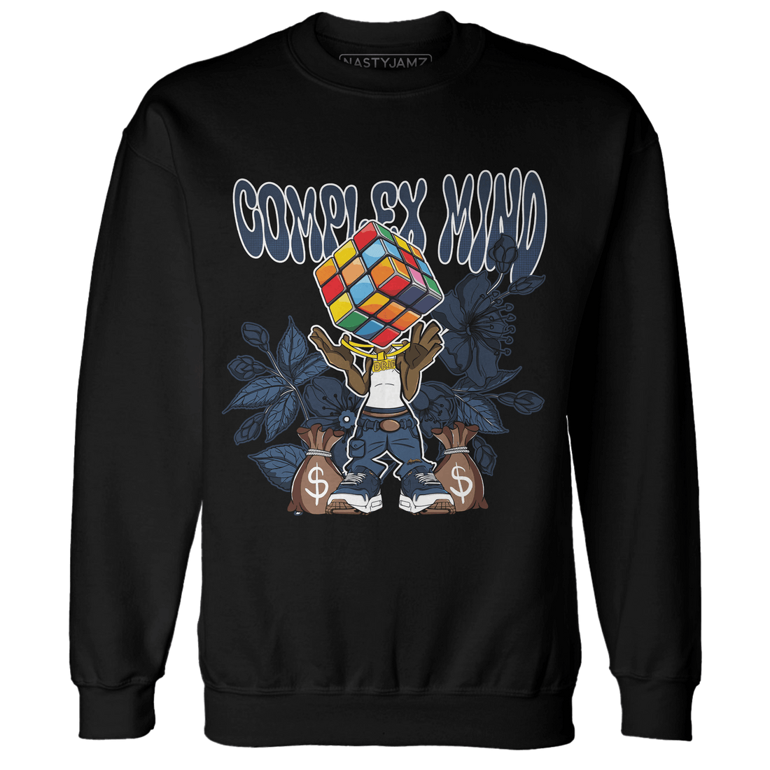 AM 1 86 Jackie Robinson Sweatshirt Match Complex Mind - NastyJamz