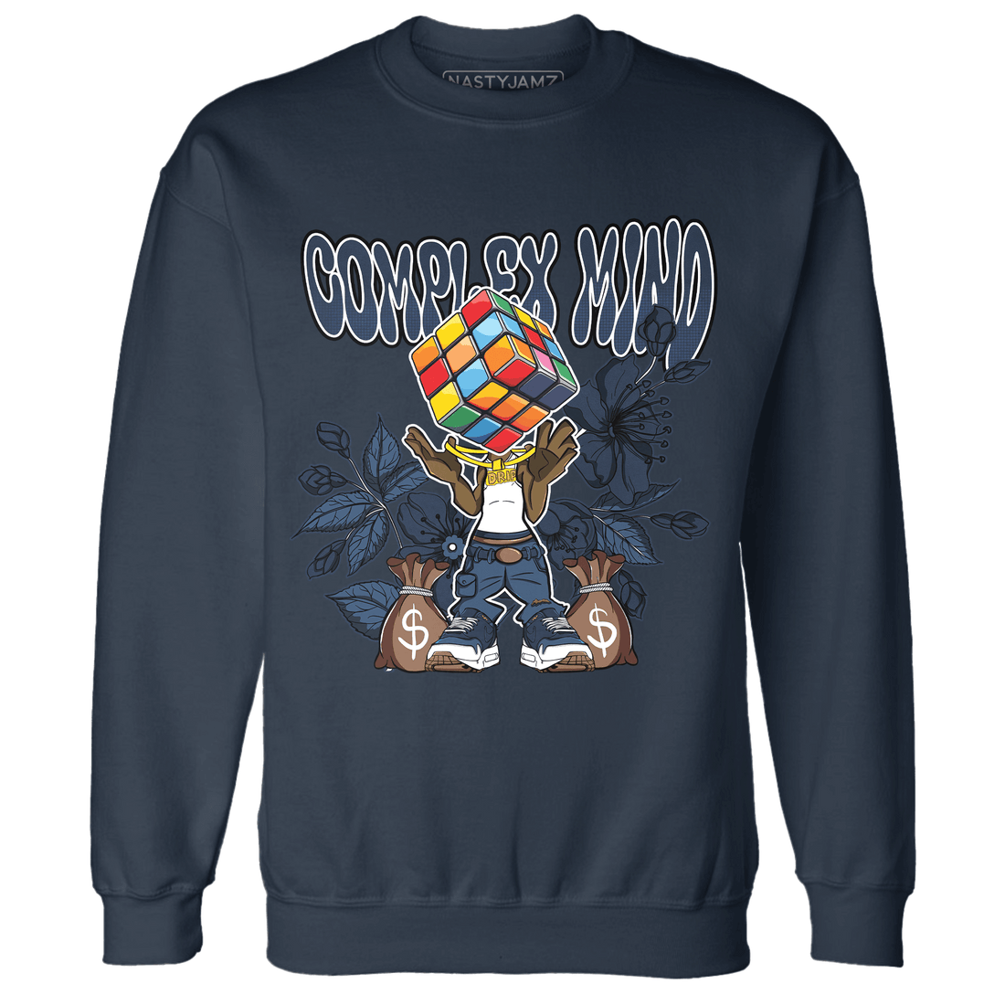 AM 1 86 Jackie Robinson Sweatshirt Match Complex Mind - NastyJamz