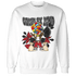 Jumman Jack University Red Sweatshirt Match Complex Mind - NastyJamz