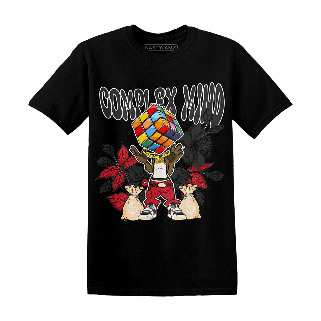 Jumman Jack University Red T Shirt Match Complex Mind - NastyJamz