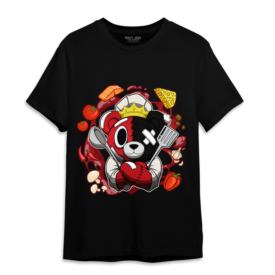 Low OG Trophy Room 1s T Shirt Match Cooking Ber - NastyJamz