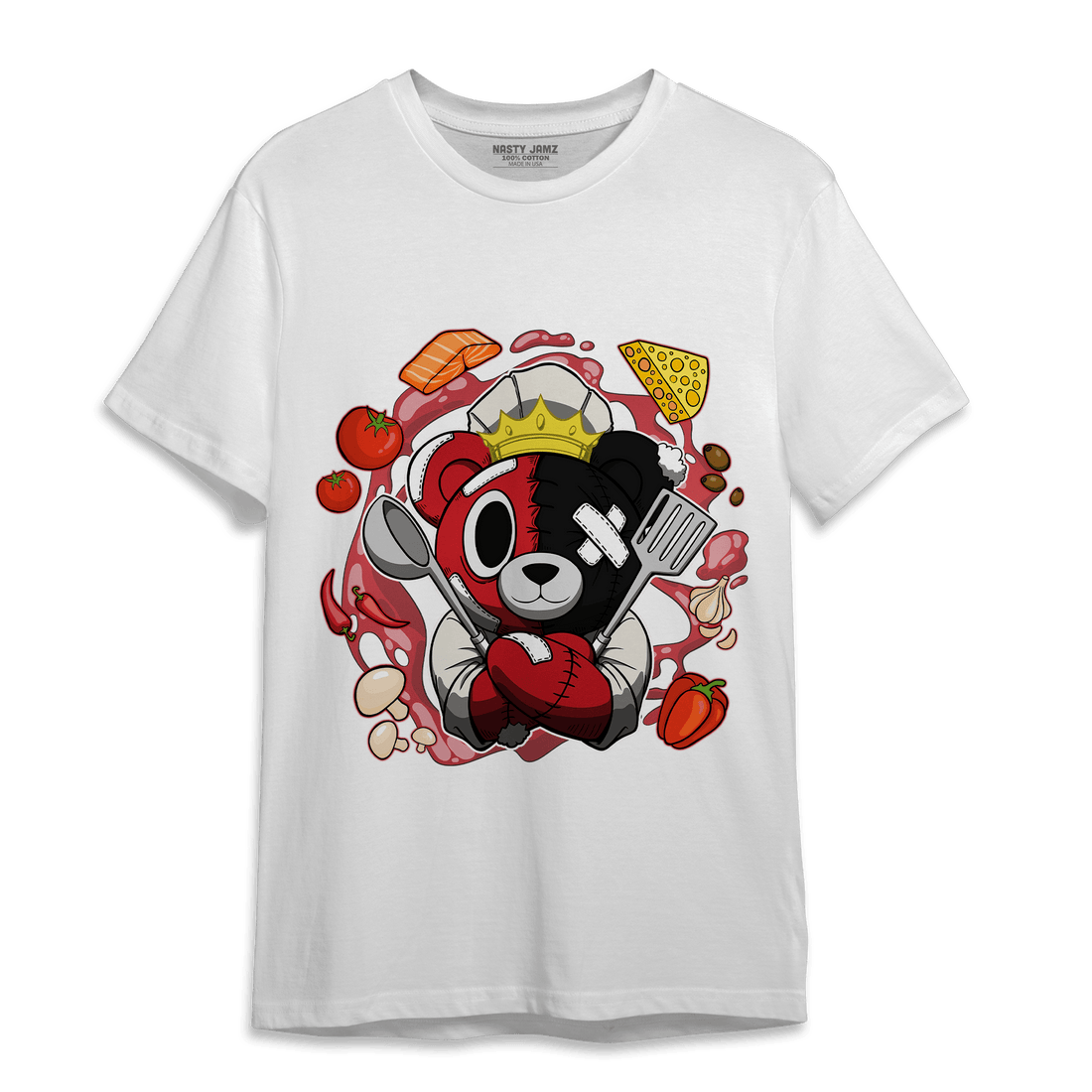Low OG Trophy Room 1s T Shirt Match Cooking Ber - NastyJamz
